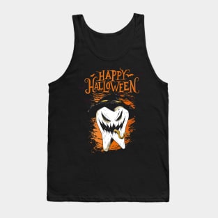 Halloween Happy Halloween Funny Dentist Costume Tank Top